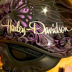 Harley Davidson motorcycle helmet, used in excellent condition